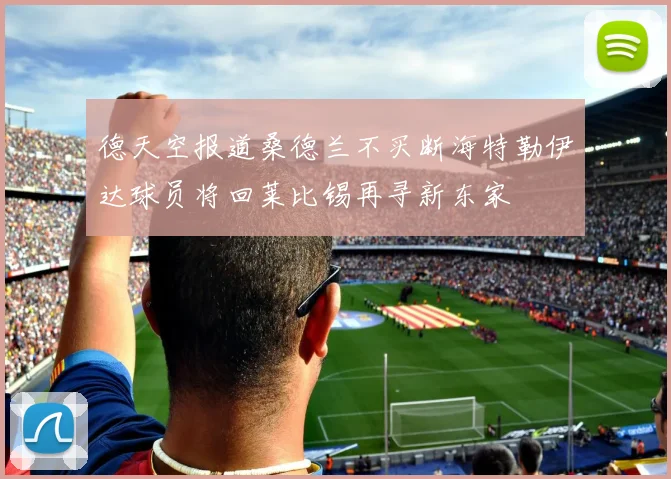 德天空报道桑德兰不买断海特勒伊达球员将回莱比锡再寻新东家